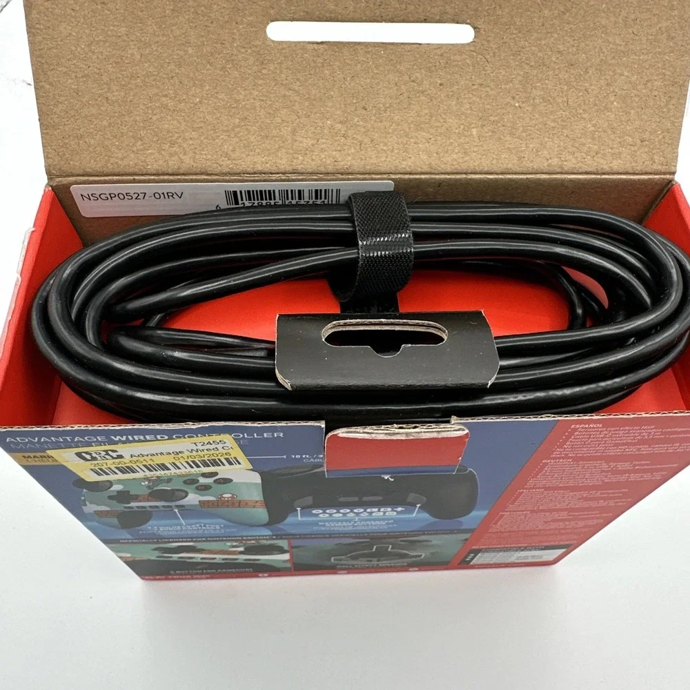 Advantage Wired Controller for Nintendo Switch 2 - Mario Time: USB, 10ft Cable